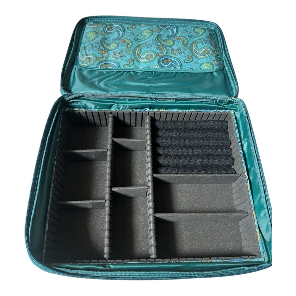 JOY MANGANO JEWELRY TRAVEL ORGANIZER CARRY CASE - Picture 5 of 13